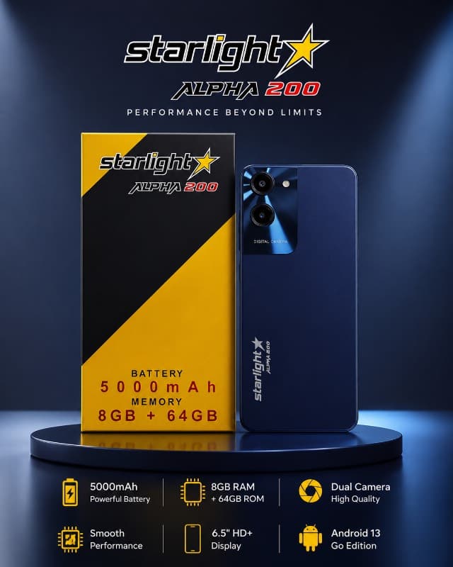 Starlight Alpha 200 4+4-64Gb Dark Bleu