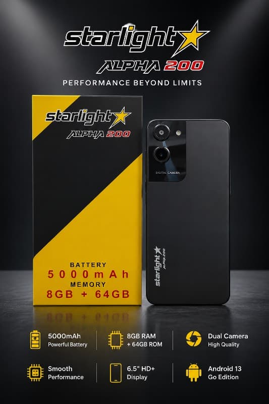 Starlight Alpha 200 4+4-64Gb