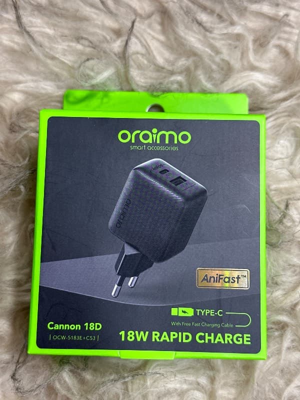 Oraimo Chargeur 18W Type C Ocw-5183E-C53