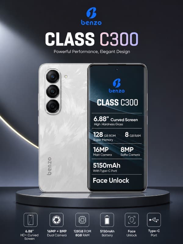 Benzo Class C300 8-128Gb Blanc