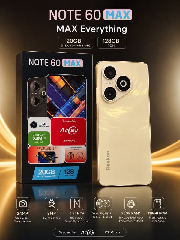 Reekoo Note60-Max 6+14-128Gb