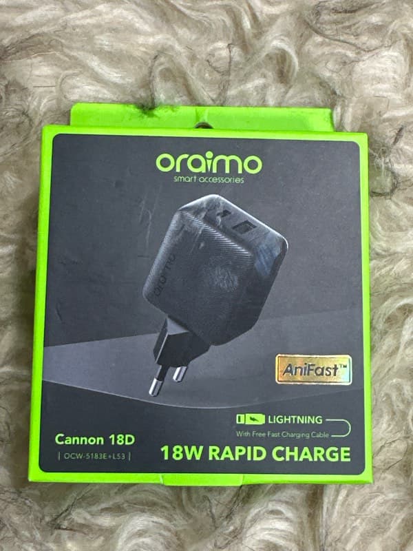 Oraimo Chargeur 18W Iphone Ocw-5183E-L53